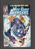 West Coast Avengers #3 (1984) Canadian Newsstand Marvel Comics