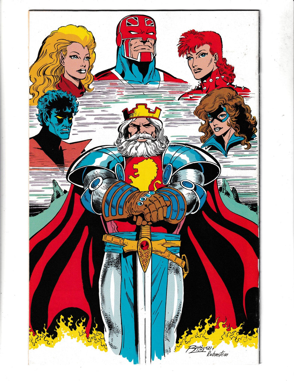 Excalibur #8 (1989) Marvel Comics SKU:3196