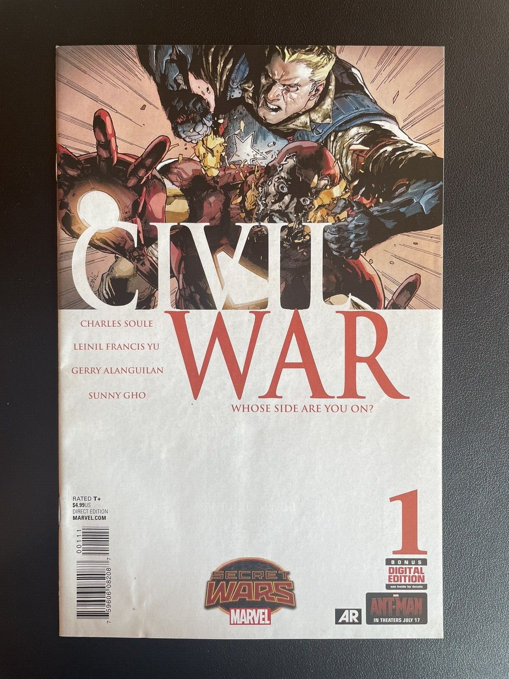 Marvel Comics Civil War #1 (2015) - Whose Side Are You On?