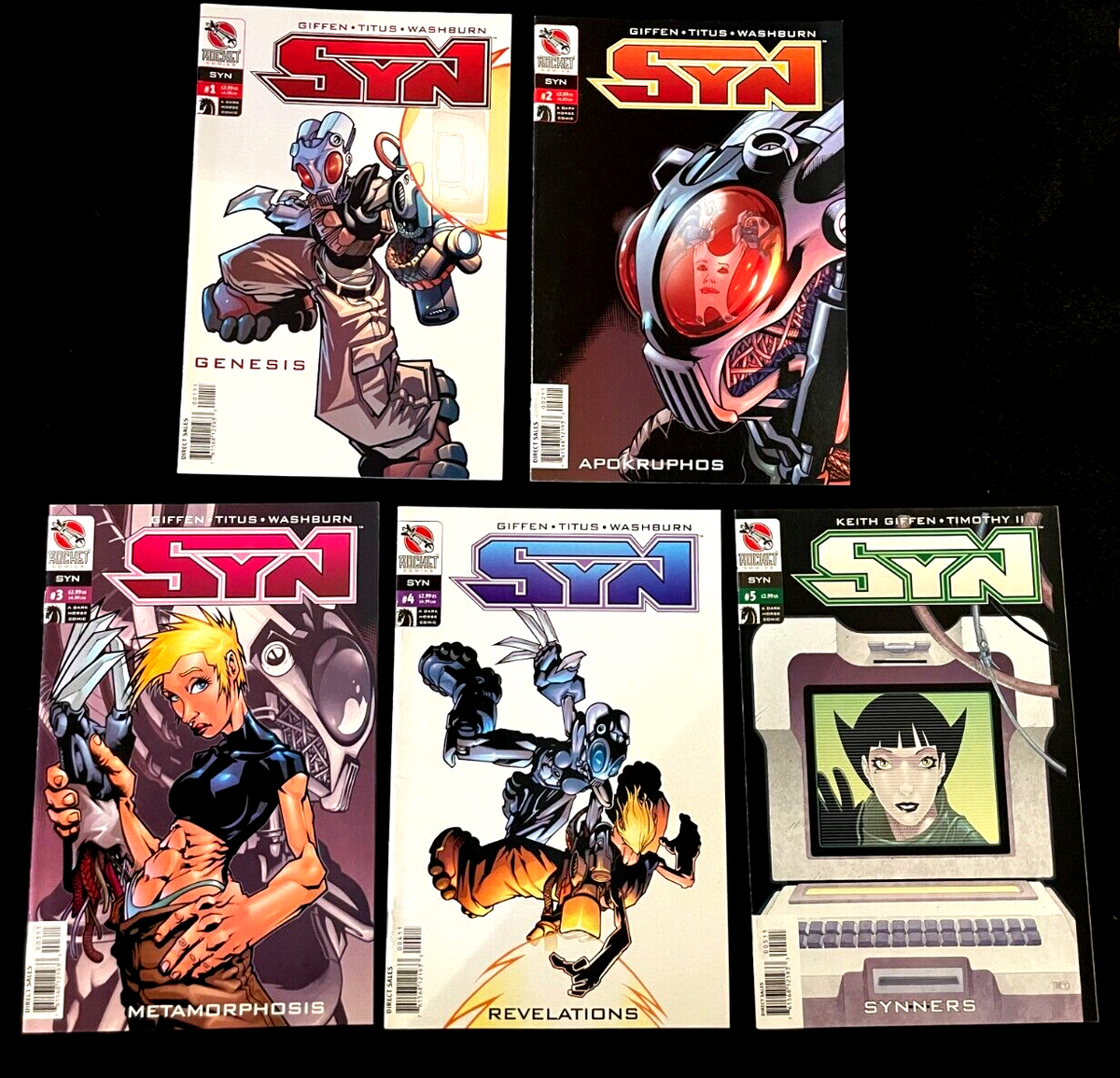 Syn - Complete Set of 5 #1-5 (2003/04) Dark Horse Comics