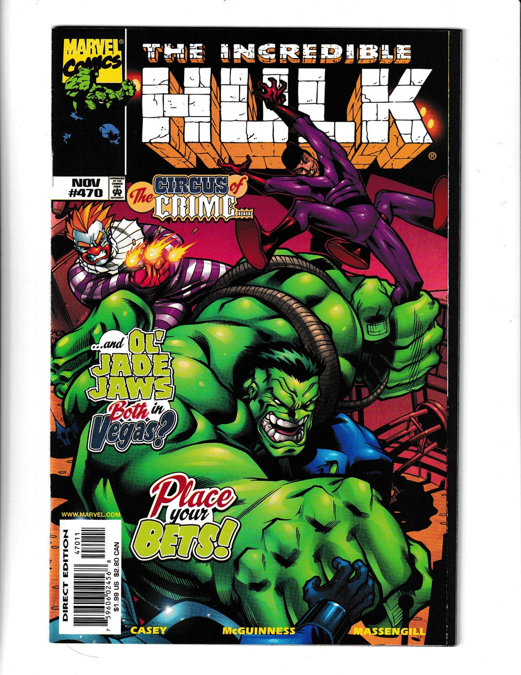 Incredible Hulk #470 (1998) Higher Grade Marvel Comics