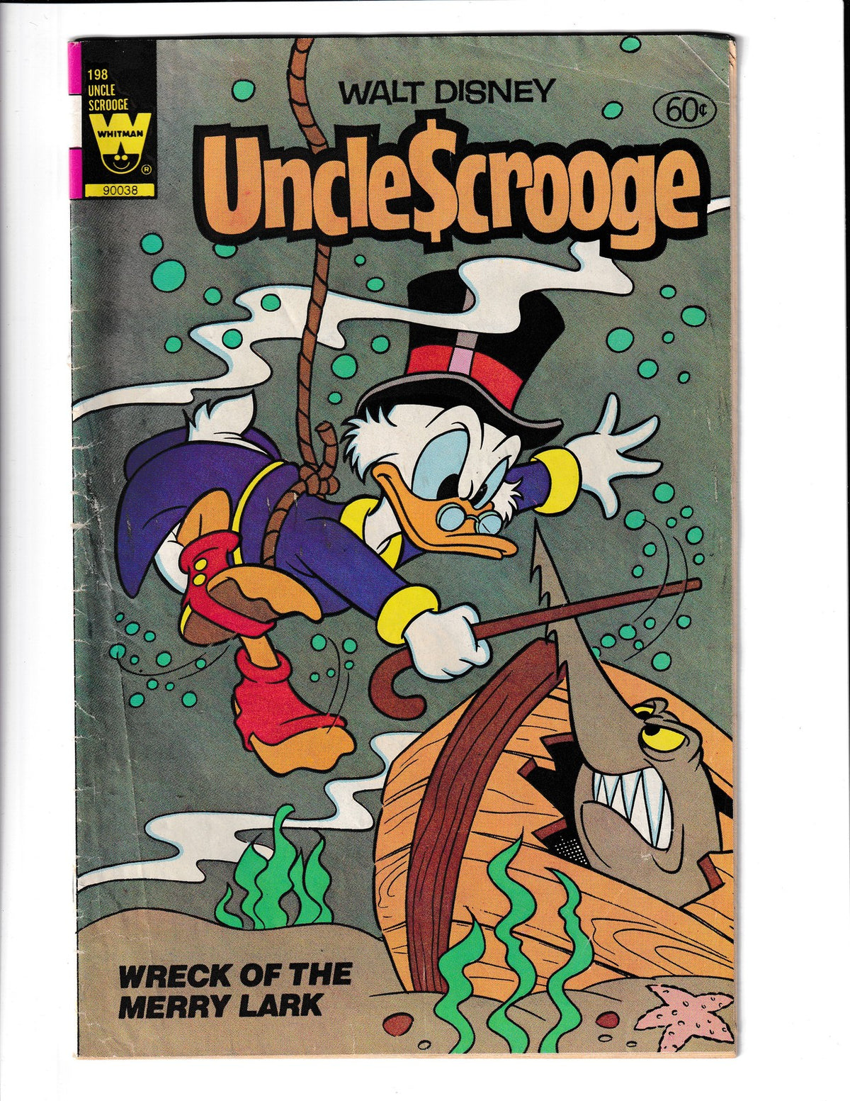 Uncle Scrooge #198 (1982) Whitman Comics