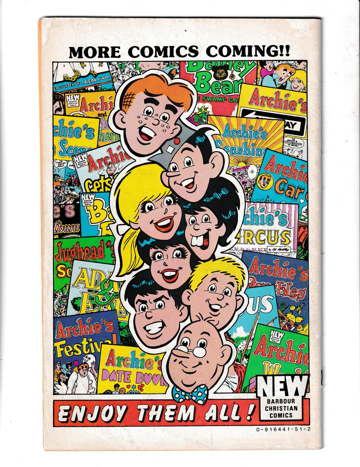 Archie's Festival #nn-59cent (1980) New Barber Christian Comics