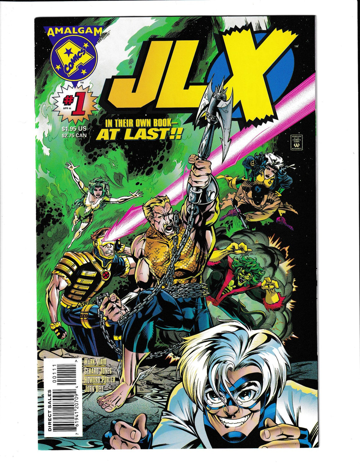 JLX #1 (1996) Higher Grade Crossover Amalgam  Comics