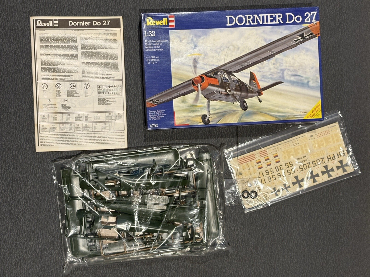 Revell Dornier Do 27 1/32 #4792 Vintage Model Kit Canadian Seller