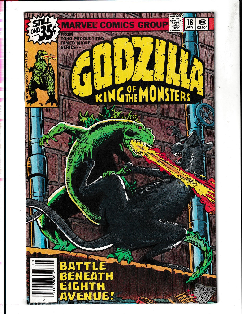 Godzilla #18 (1979) Herb Trimpe, Doug Moench Marvel Comics