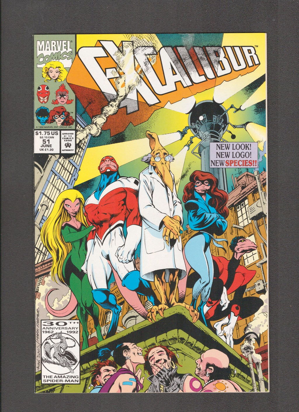 Excalibur #51 (1992) Jeff Albrecht Marvel Comics