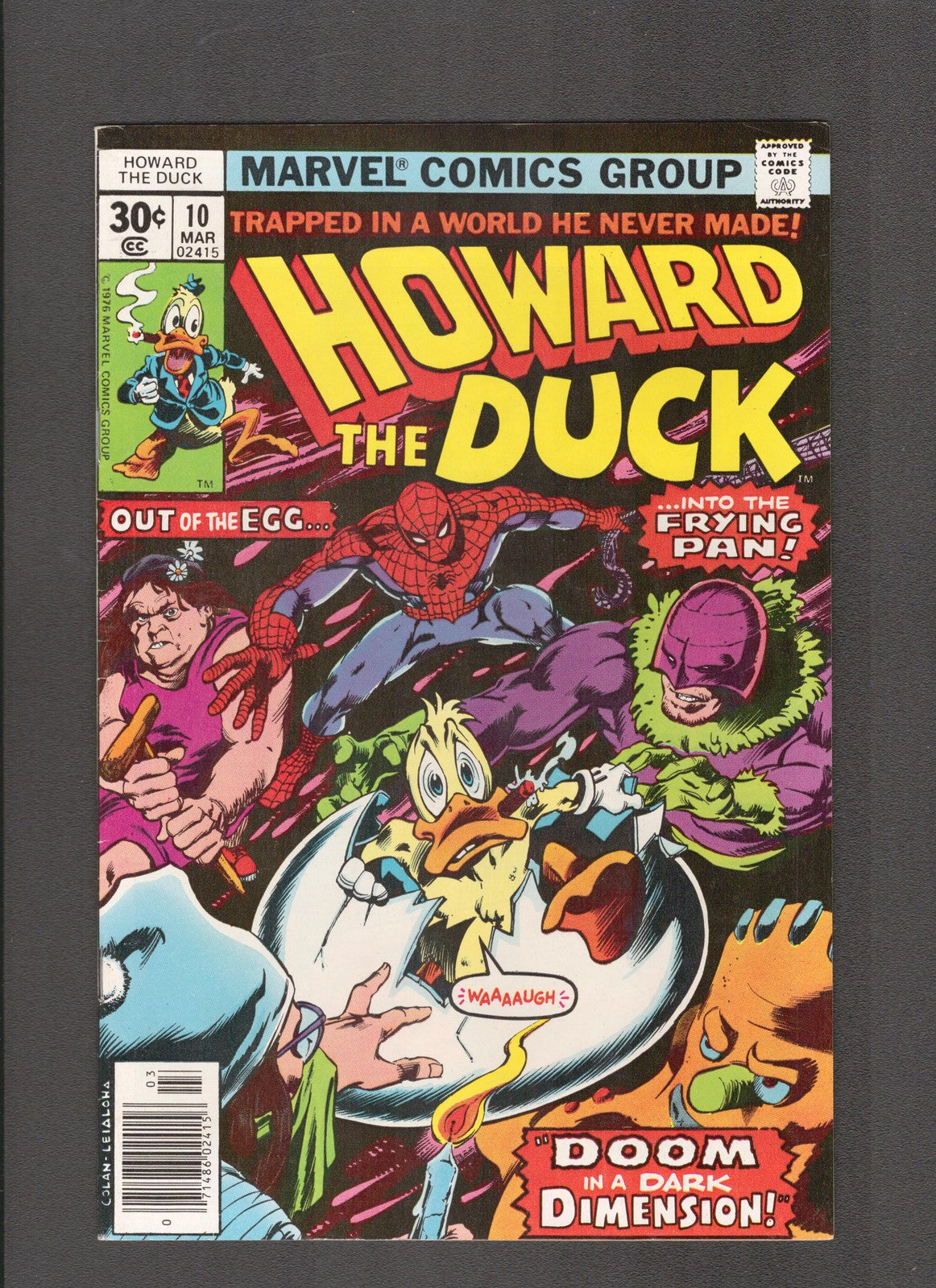 Howard the Duck #10 (1977) Steve Leialoha Marvel Comics