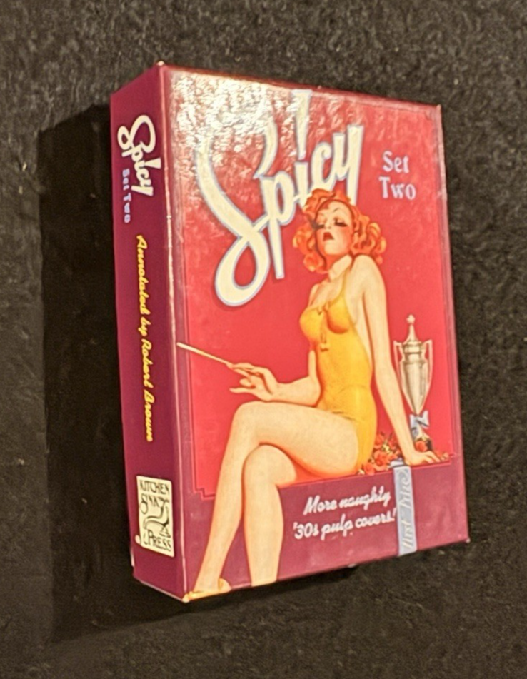Spicy: Set two - 30's Pulp Covers Complete Set of 39 Cards  - Kitchen Sink Press