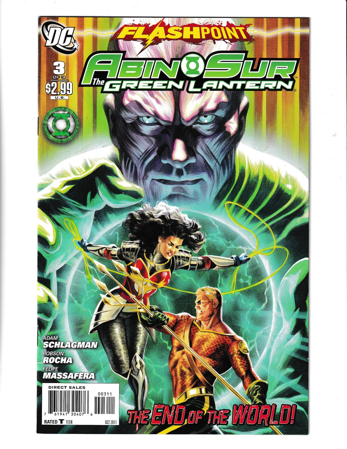 Flashpoint: Abin Sur - Green Lantern #3 (2011) DC Comics