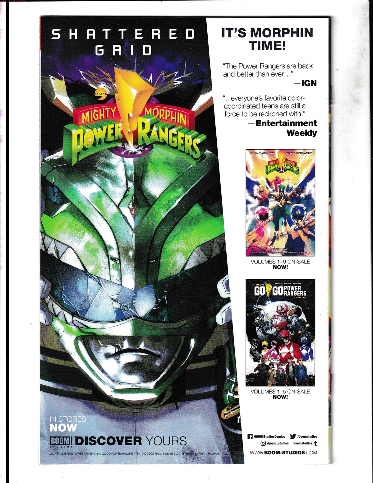 Mighty Morphin Power Rangers #51 (2020) BOOM! Comics