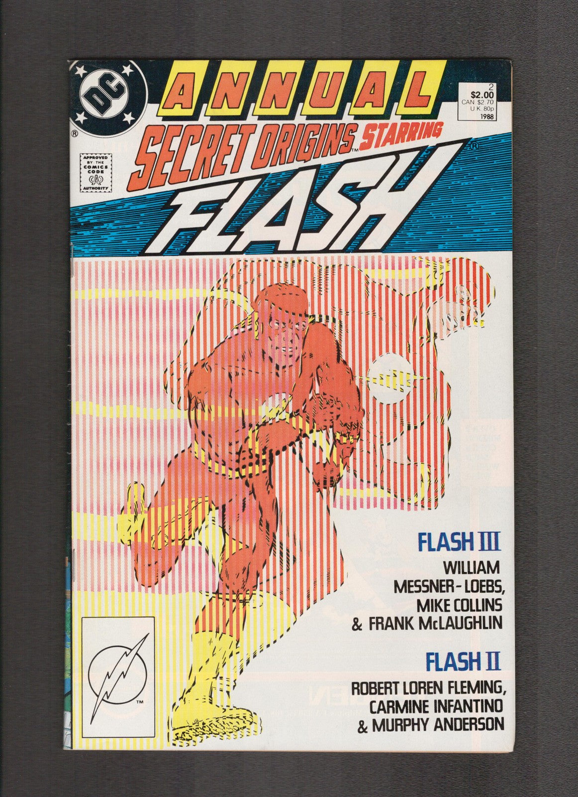 Secret Origins Annual #2 (1988) Starring The Flash DC Comics