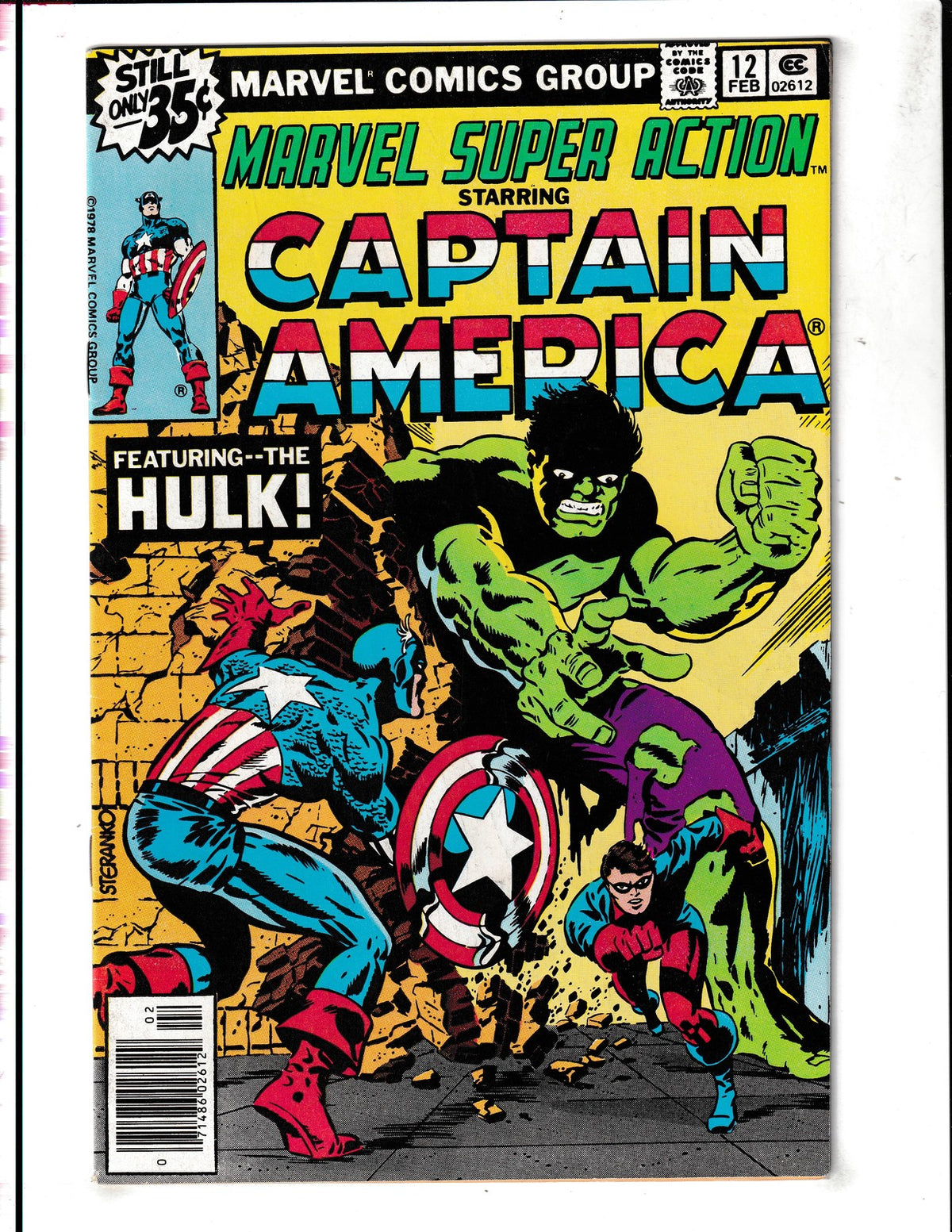 Marvel Super Action #12 (1979) Captain America Marvel Comics