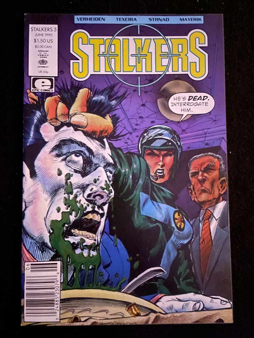 Stalkers Issue #1 through 4 1990 HIGH GRADE VF/NM FIRST ISSUE included