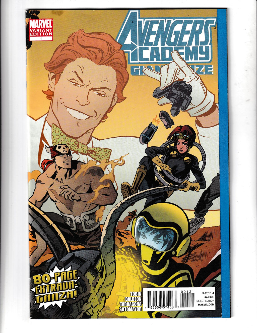 Avengers Academy Giant-Size #1b (2011) Samnee Wraparound Marvel Comics