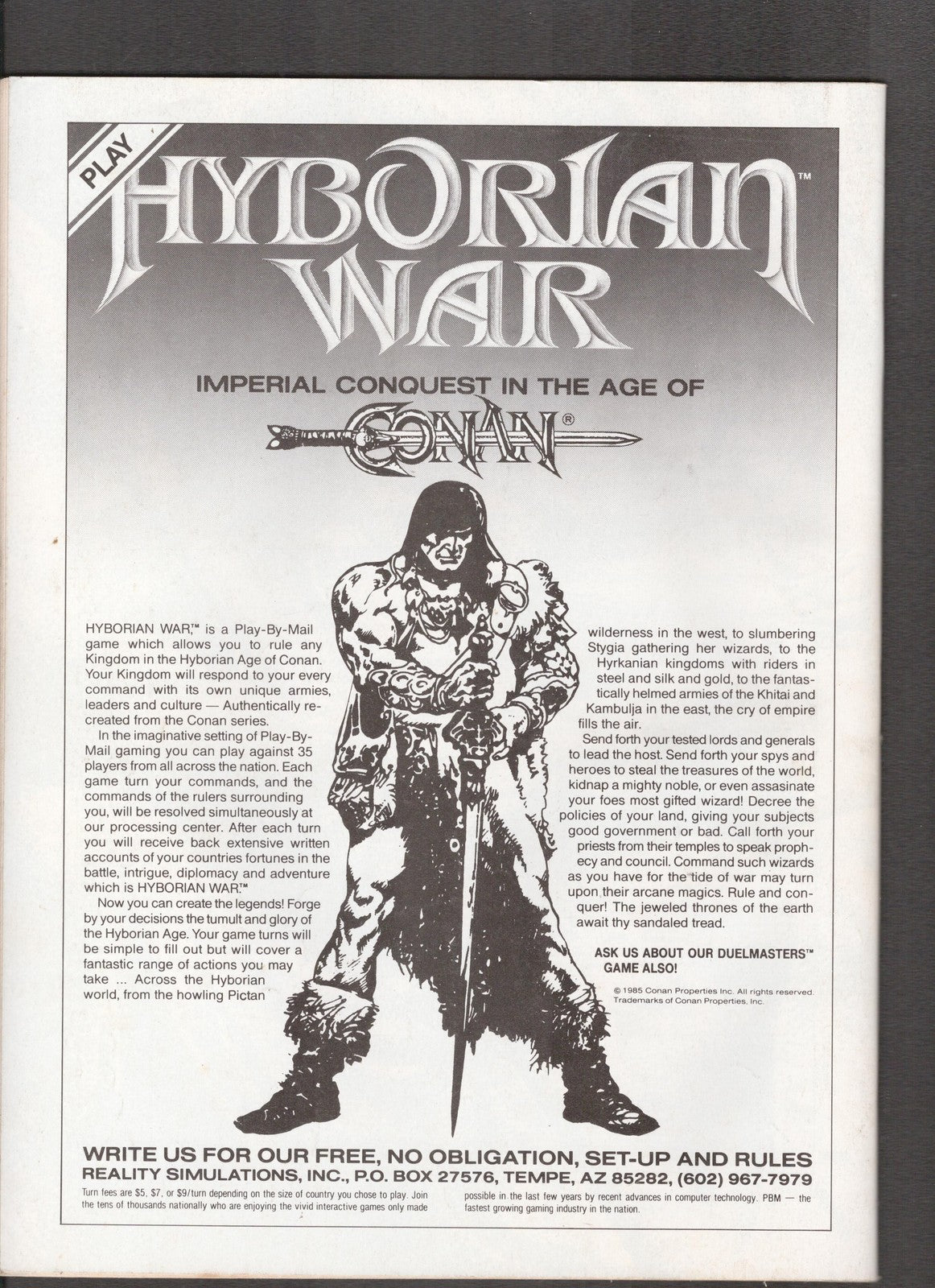 Savage Sword of Conan #182 (1991) Ovi Cover Art Curtis Comics
