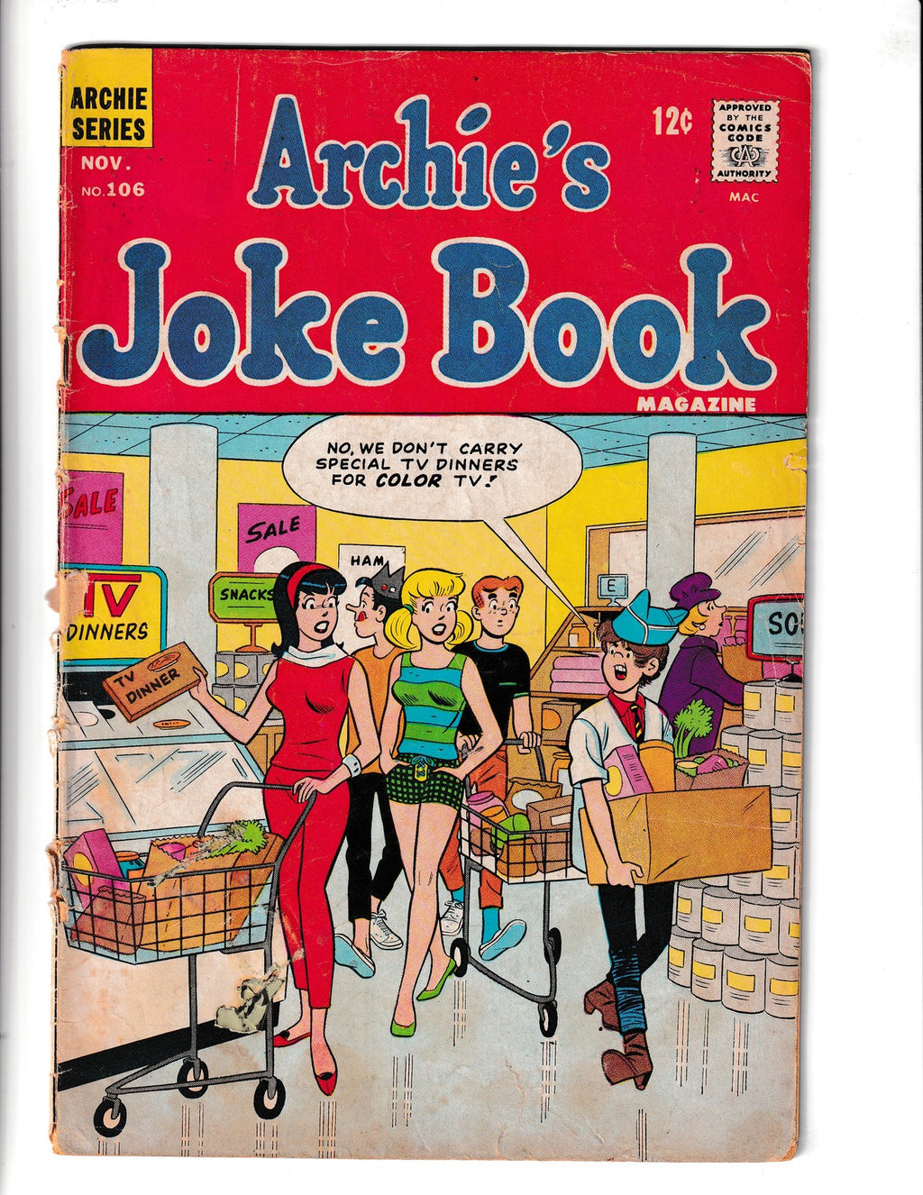 Archie's Joke Book #106 (1966) Archie Comics
