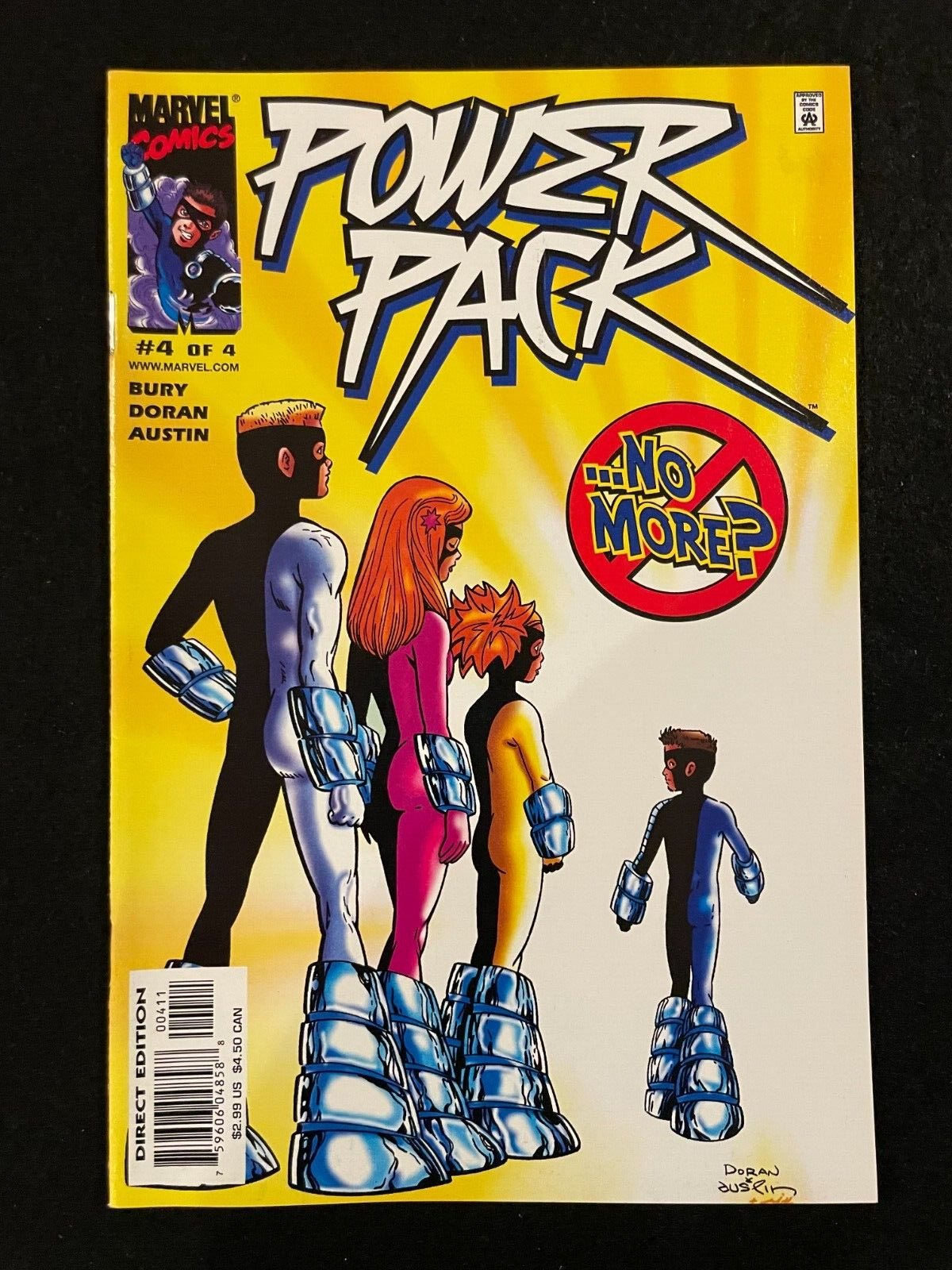 Power Pack - Complete Set of 4 #1-4 (2000) Marvel Comics