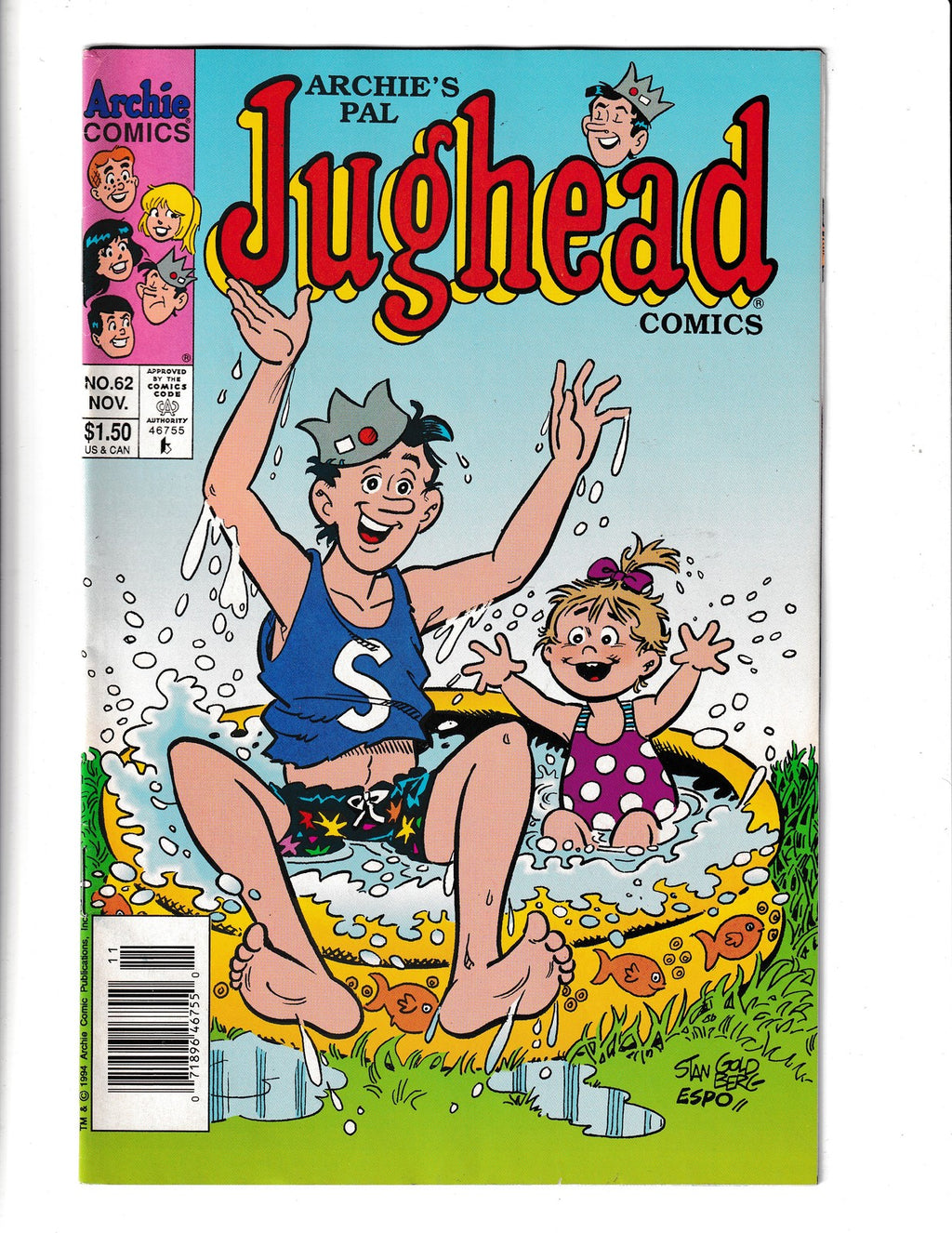 Archie's Pal Jughead #62 (1994) Archie Comics