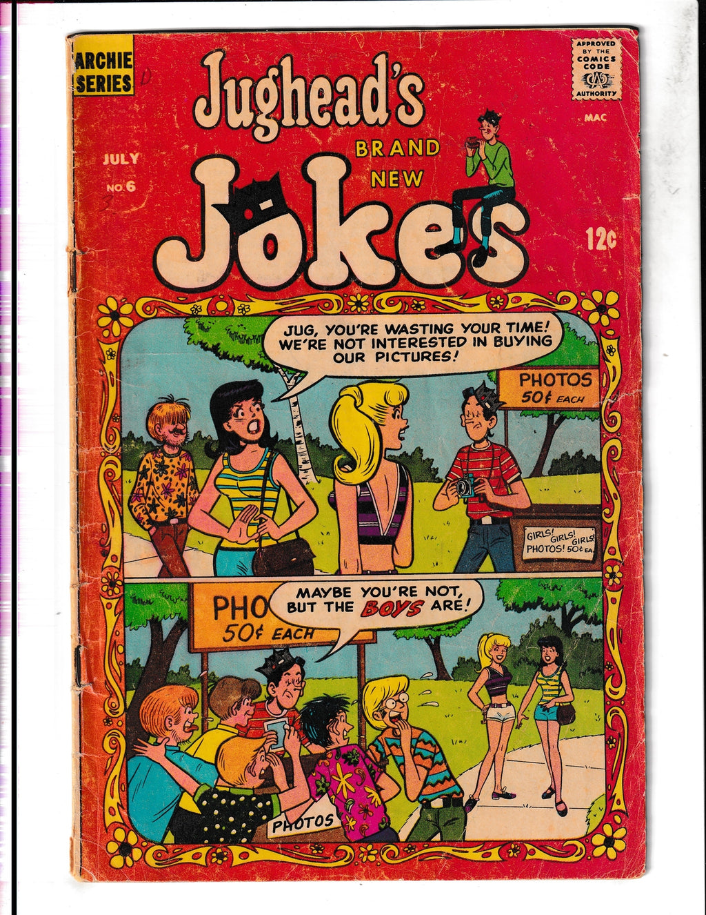 Jughead's Jokes #6 (1968) Archie Comics