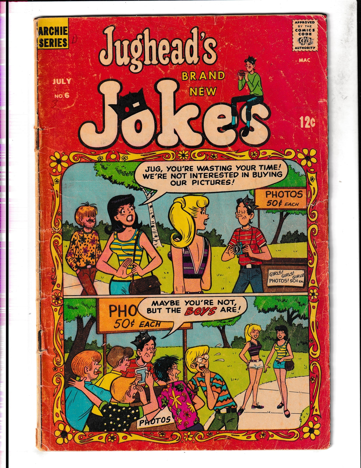 Jughead's Jokes #6 (1968) Archie Comics