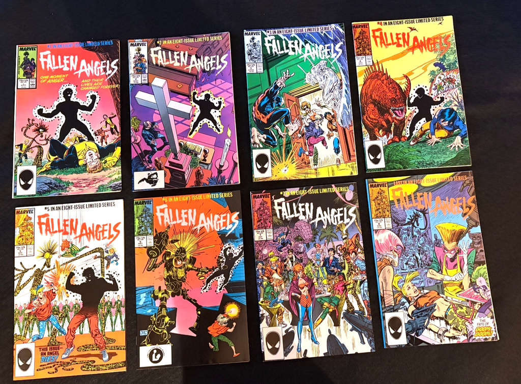 Fallen Angels- Complete Set of 8 - #1-8  (1987) Marvel