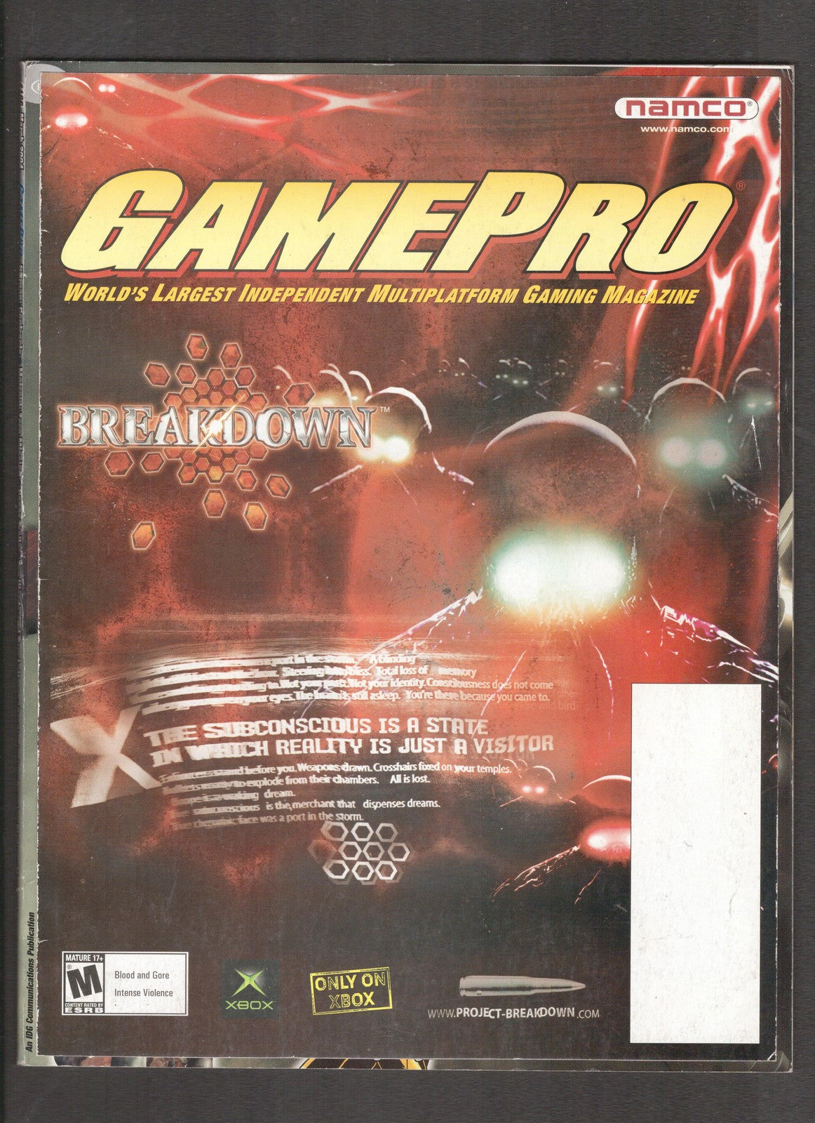 Game Pro #186 (2004) March w/ Ad Cover  Comics
