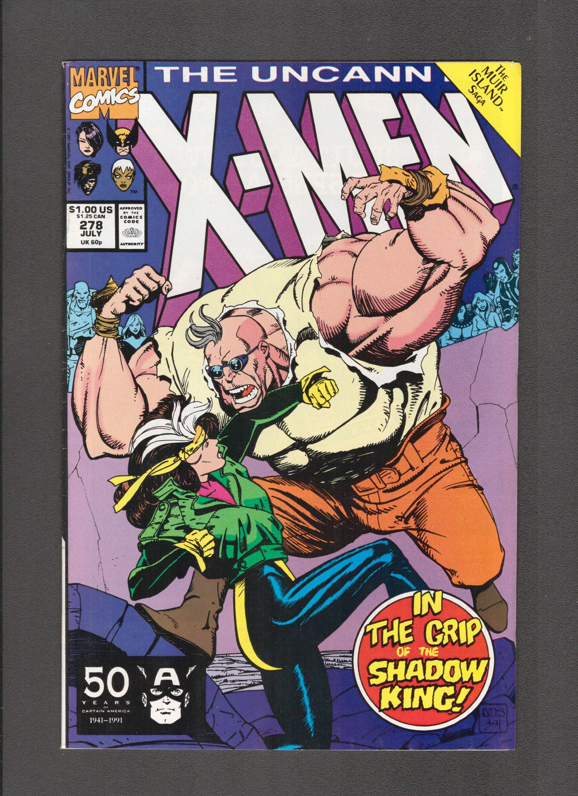 Uncanny X-Men #278 (1991) Chris Claremont Marvel Comics
