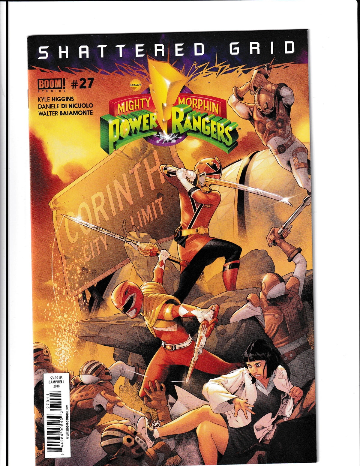 Mighty Morphin Power Rangers #27 (2018) Boom Comics