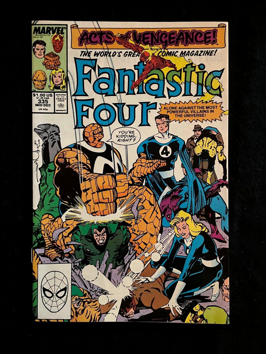 Fantastic Four #335 (1989) Marvel Comics SKU:003