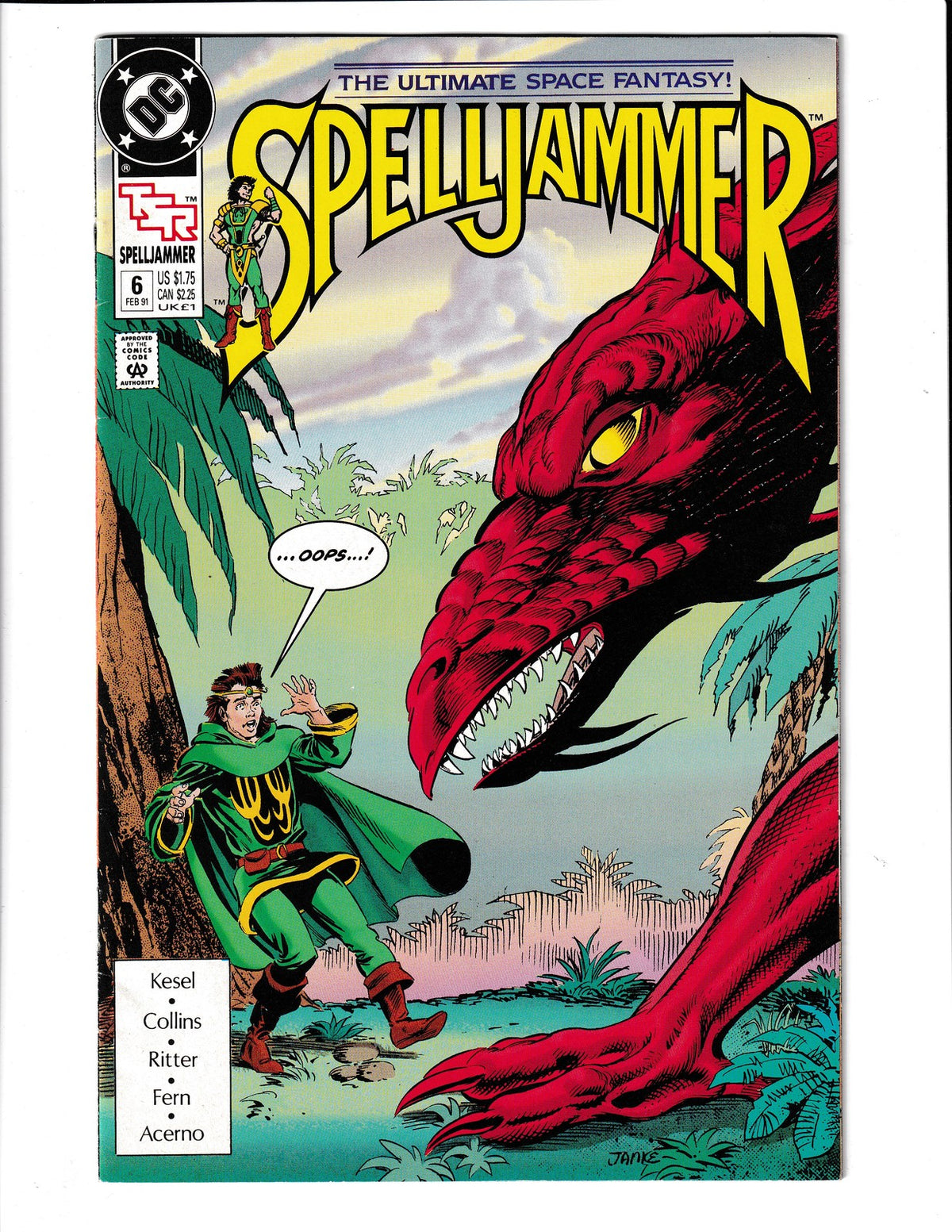 Spelljammer #6 (1991) Ultimate Space Fantasy DC Comics