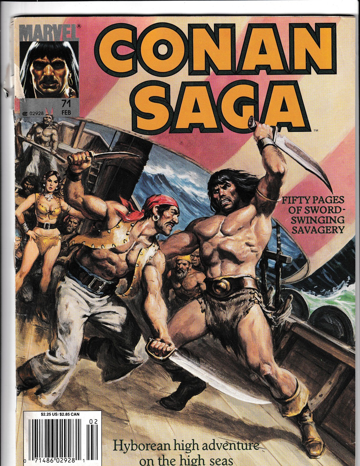 Conan Saga #71 (1993) The Barbarian Marvel Comics