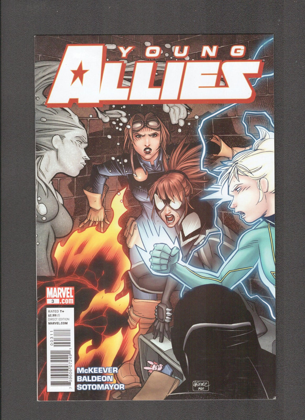 Young Allies #3 (2010) David Lafuente Marvel Comics