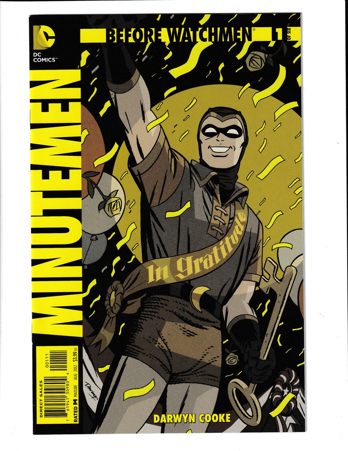 Before Watchmen:Minutemen #1 (2012) Darwyn Cooke Cover DC Comics