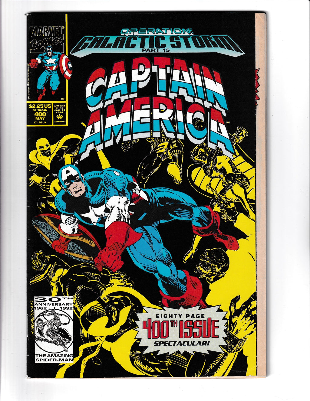 Captain America #400 (1992) 80 Page Spectacular - HIGHER GRADE Marvel Comics