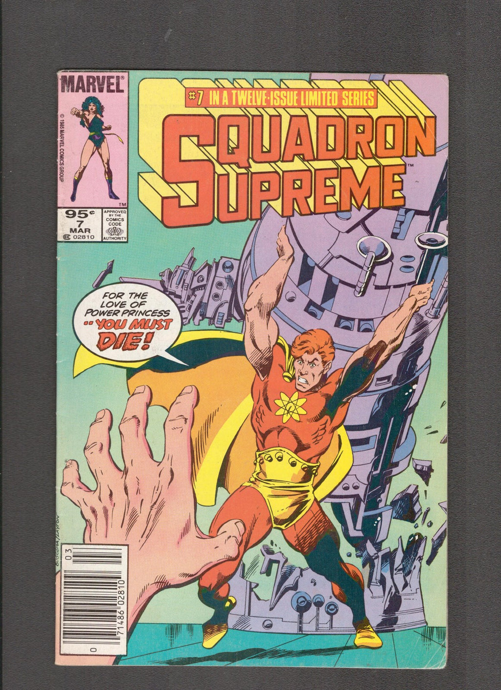Squadron Supreme #7 (1986) John Buscema, Bob Layton Marvel Comics