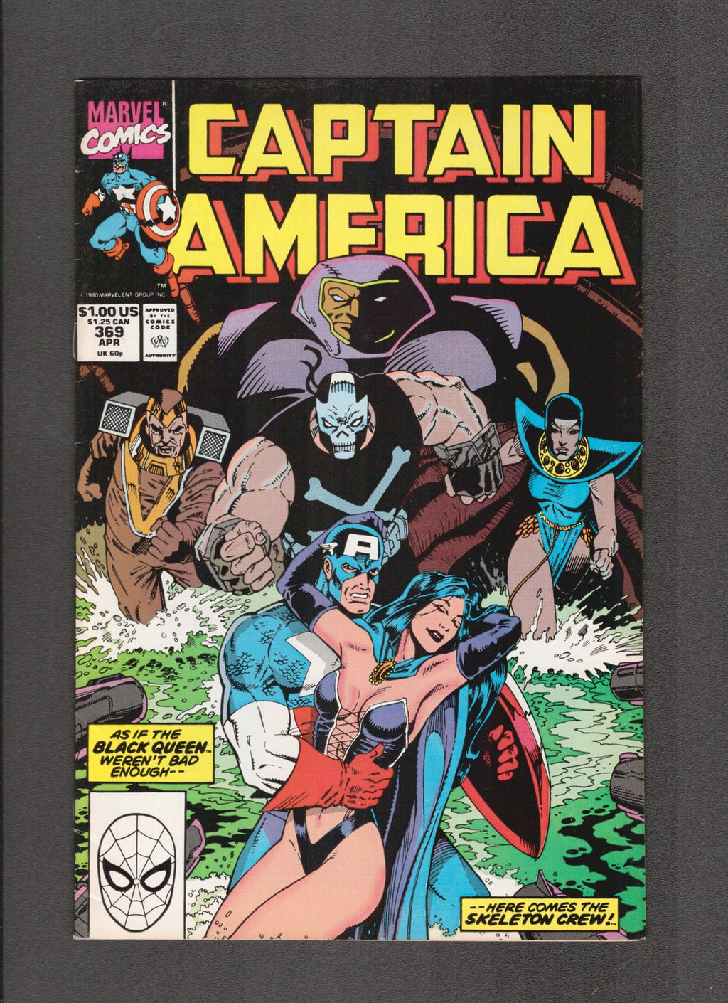 Captain America #369 (1990) Dan Bulanadi Marvel Comics