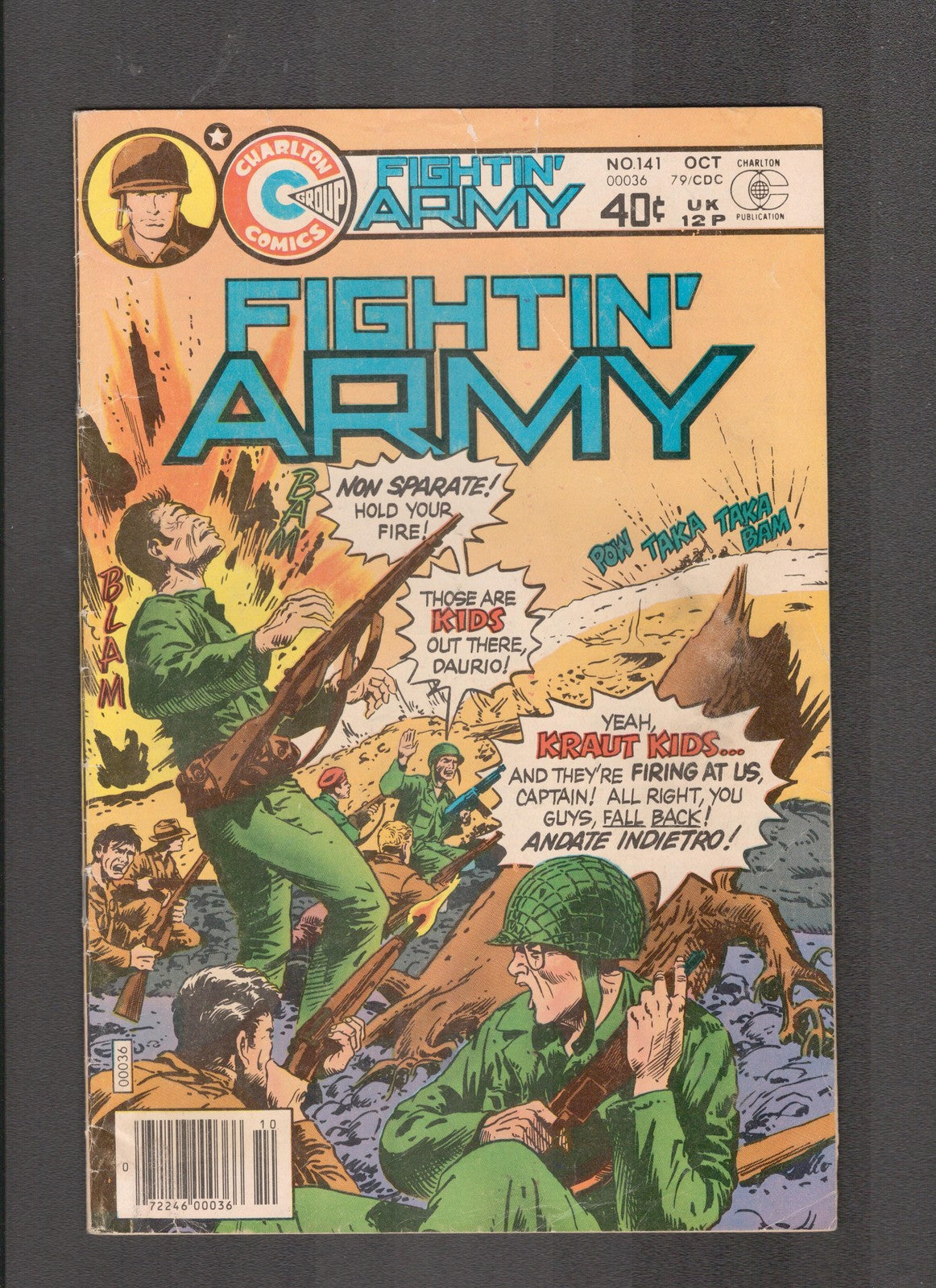 Fightin' Army #141 (1980) Charlton Comics