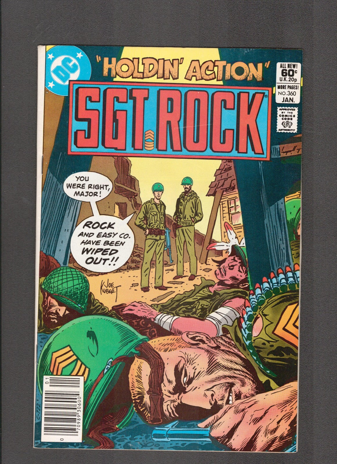 SGT. Rock #360 (1982) Joe Kubert DC Comics
