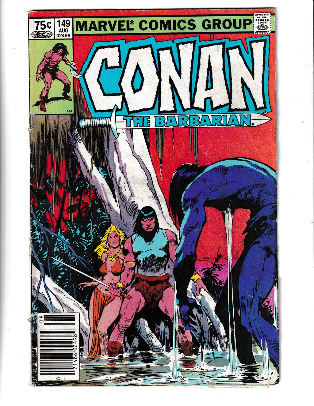 Conan the Barbarian #149 (1983) Canadian Newsstand Marvel Comics