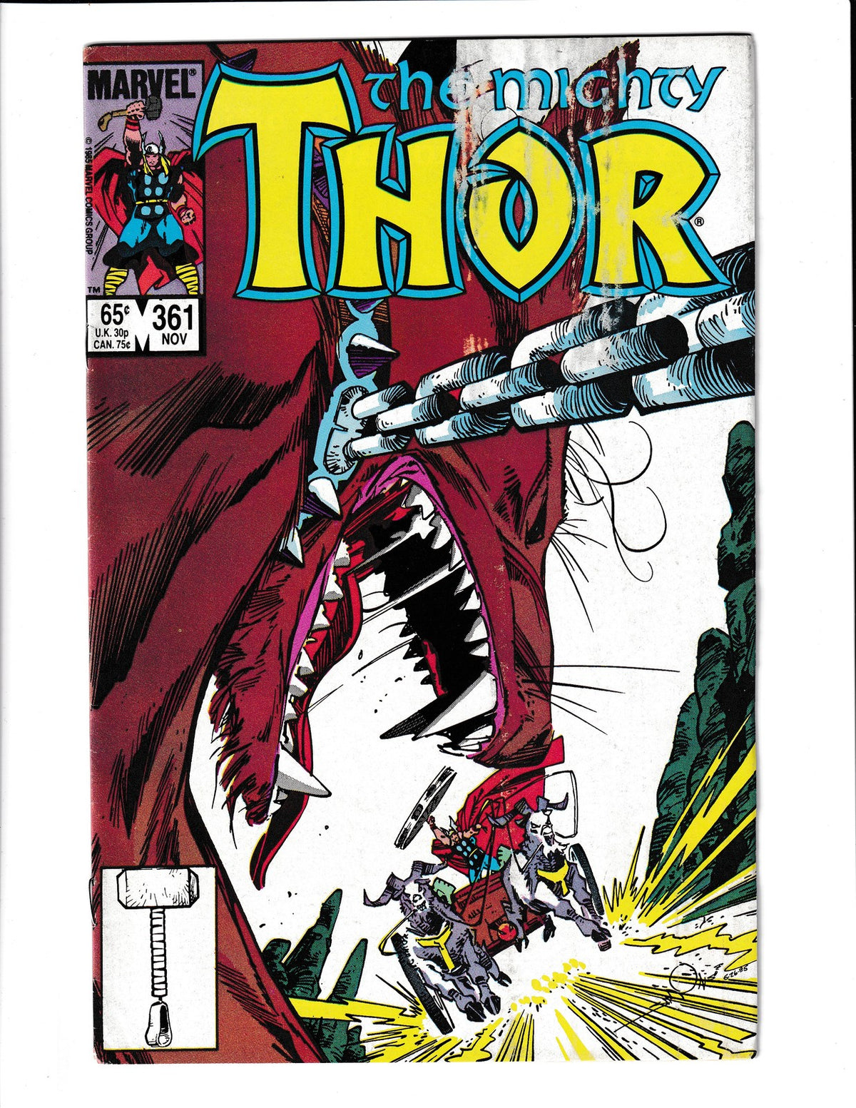 Thor #361 (1985) Mighty Thor Marvel Comics