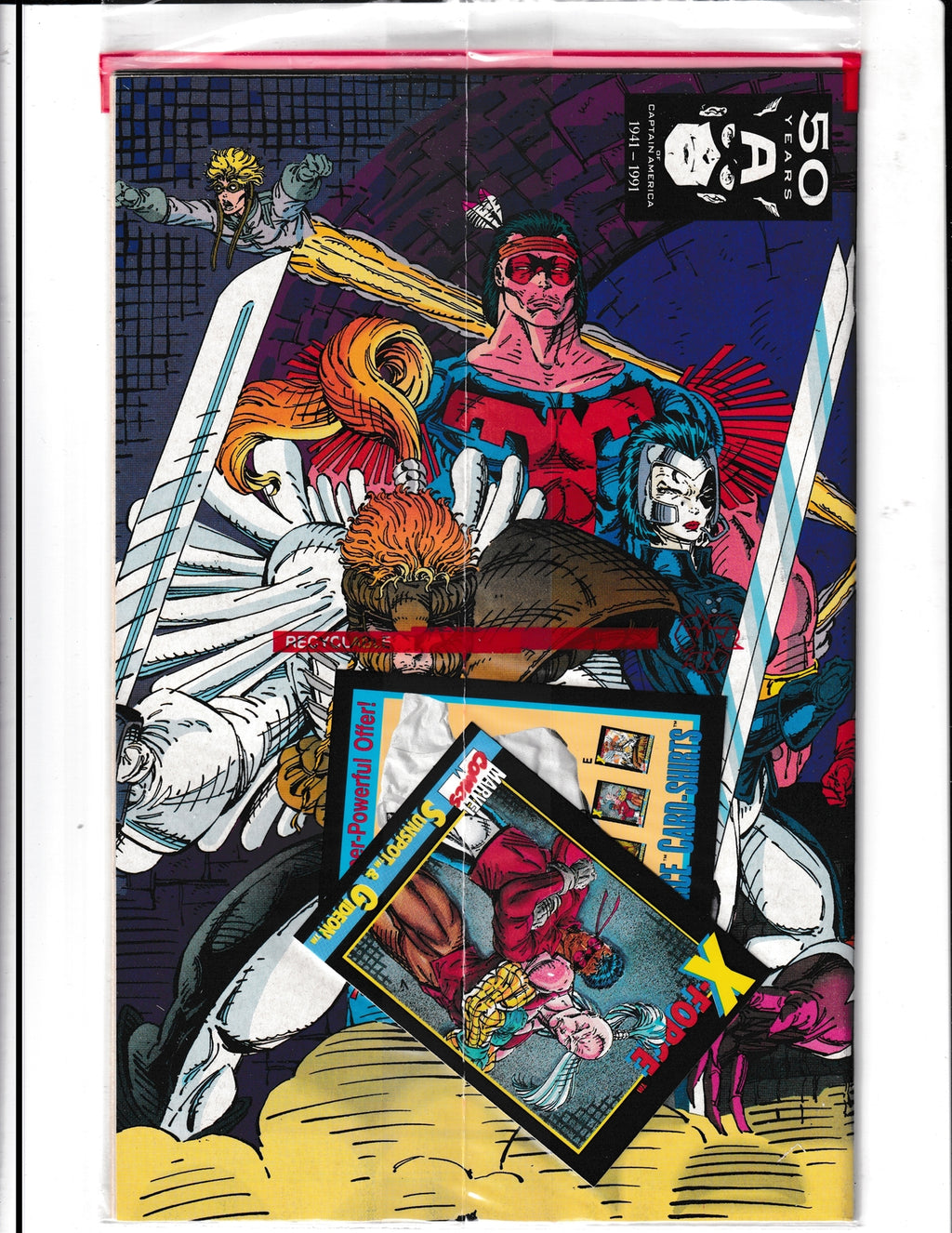 X-Force #1 (1991) Sealed Polybag Liefeld Marvel Comics