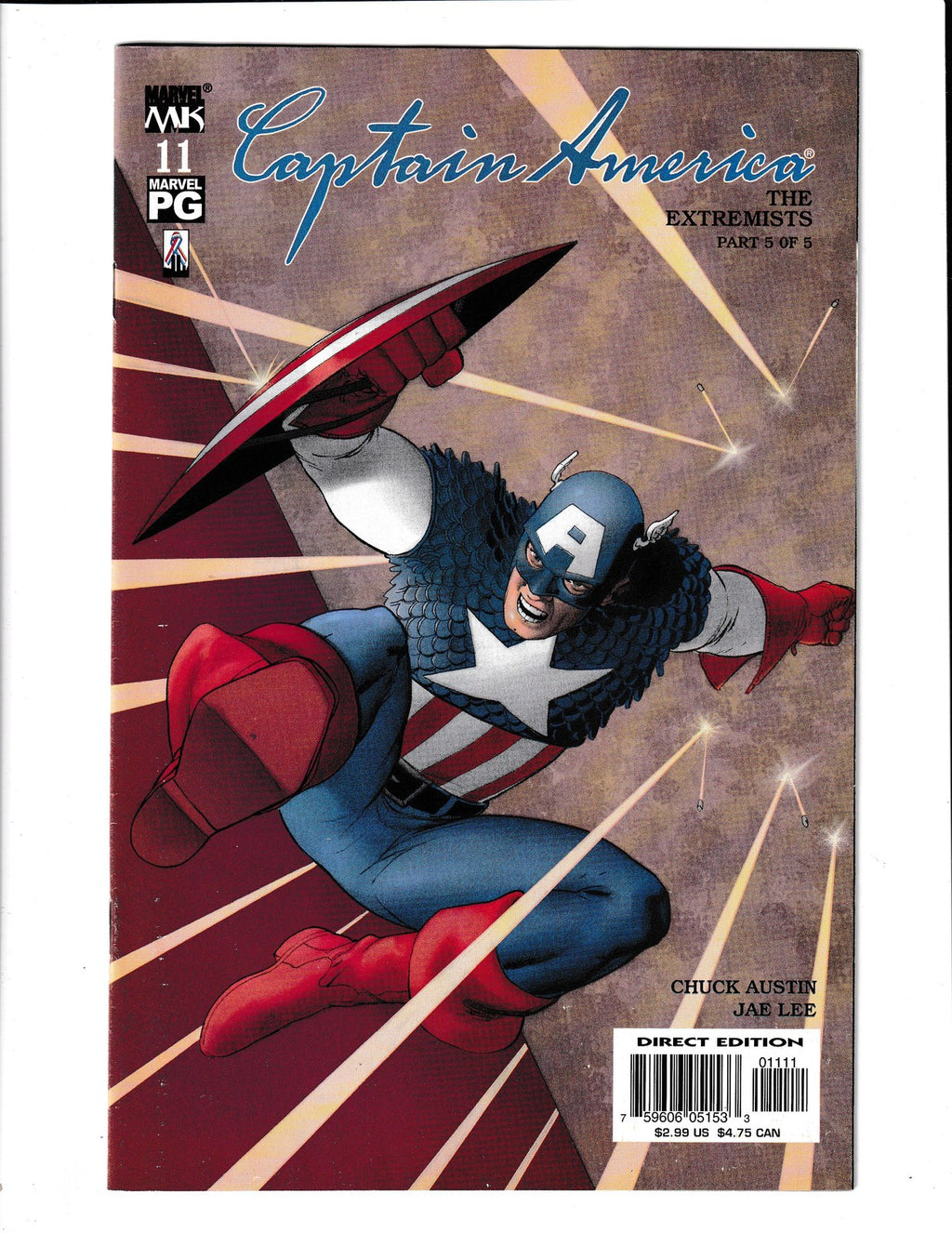 Captain America #11 (2003) Marvel Knights Comics