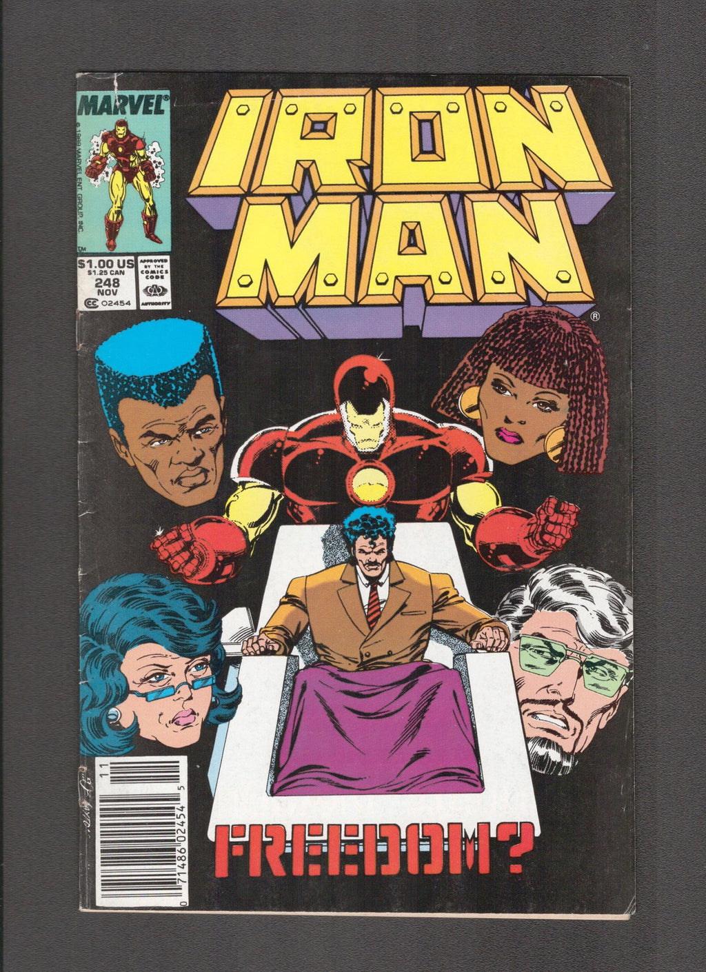 Iron Man #248 (1989) Bob Layton Marvel Comics