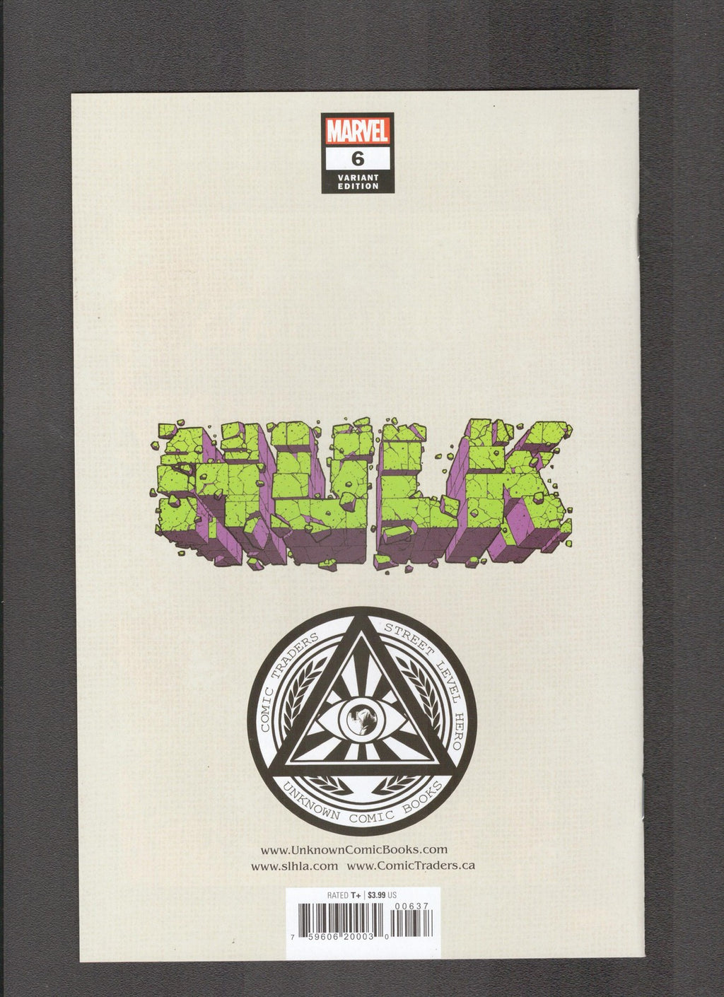 Hulk #6illum-C (2022) Exclusive Silney Marvel Comics