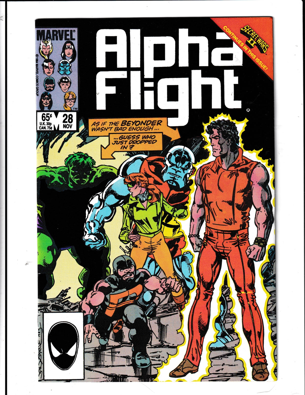 Alpha Flight #28 (1985) Marvel Comics SKU:487
