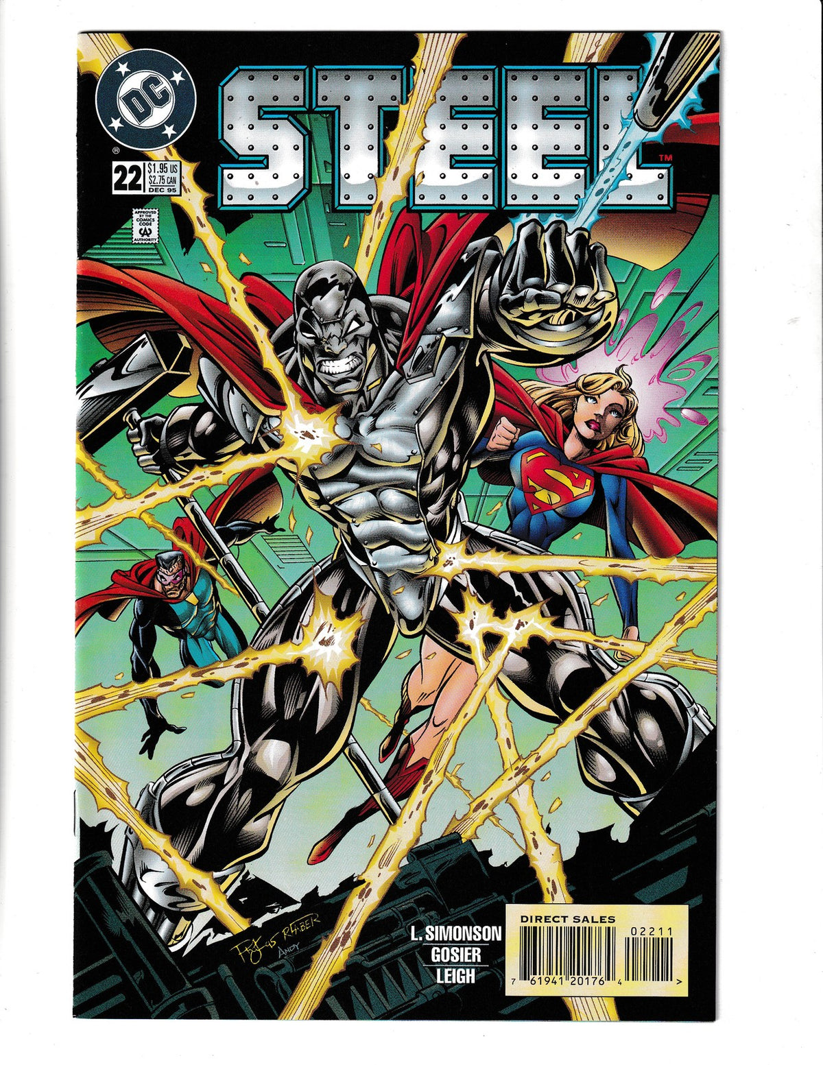 Steel #22 (1995) Higher Grade DC Comics