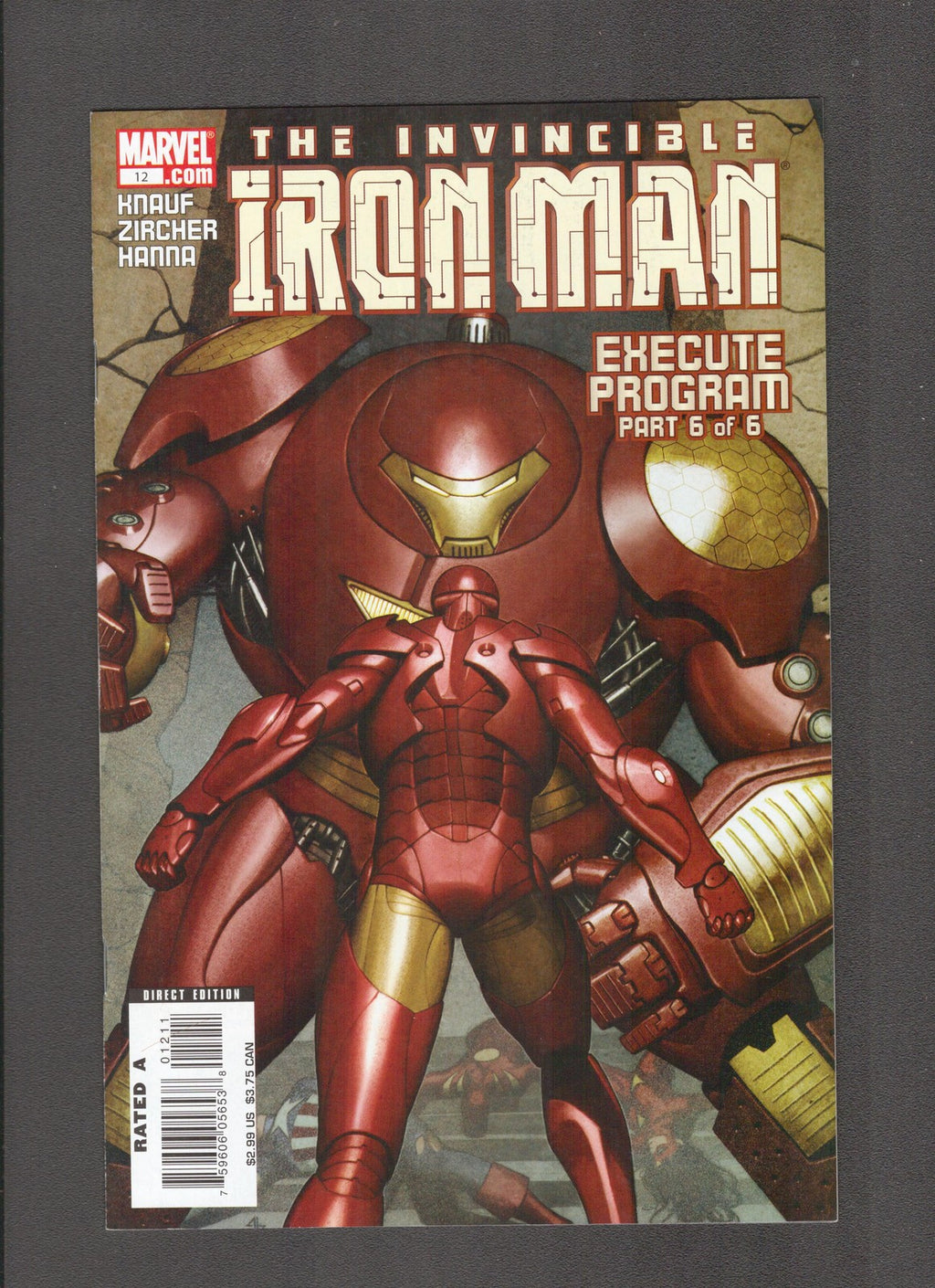 Invincible Iron Man #12 (2006) Scott Hanna - Higher Grade Marvel Comics