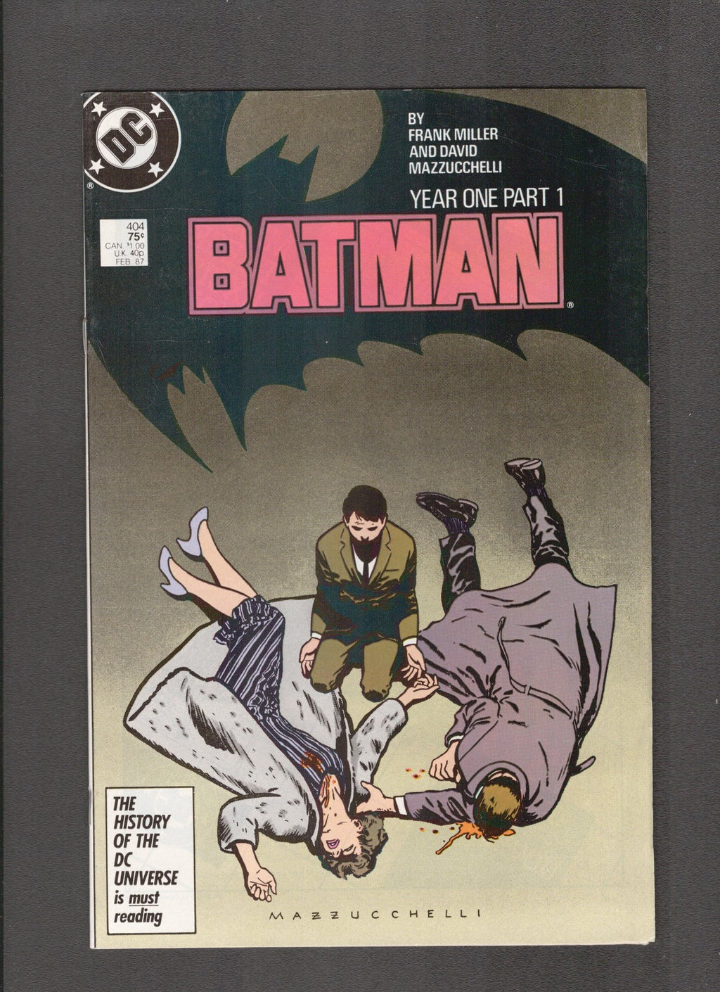 Batman #404 (1987) Frank Miller - Carmine Falcone DC Comics
