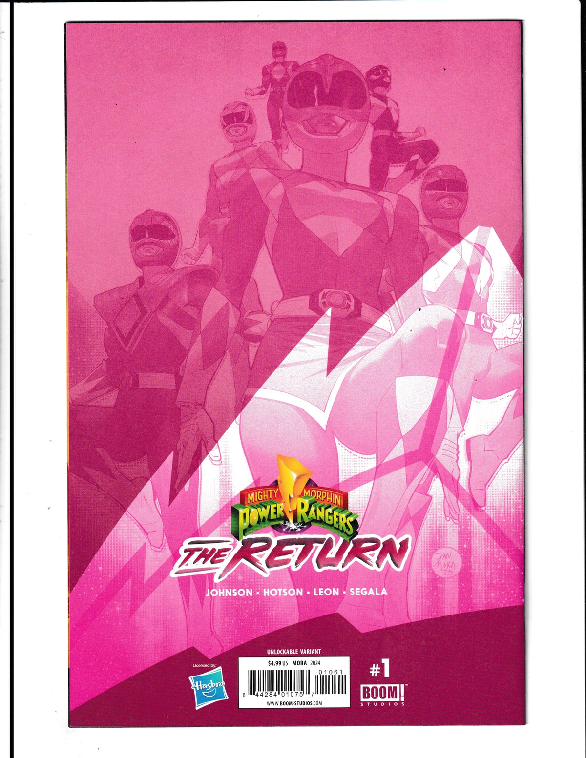 Mighty Morphin Power Rangers: The Return #1F (2024) Dan Mora Virgin BOOM! Comics